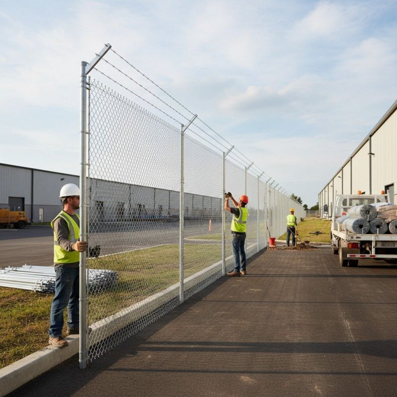 Chain Link Fence Installation detail