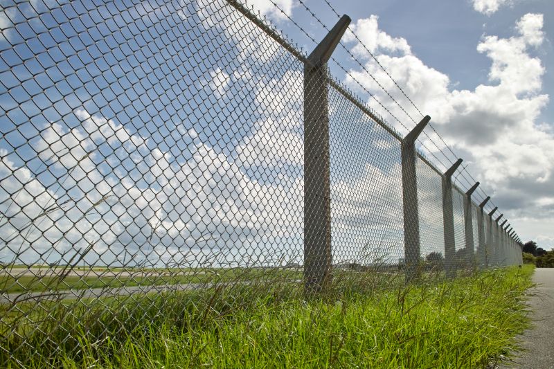 Cyclone Fence Installation detail
