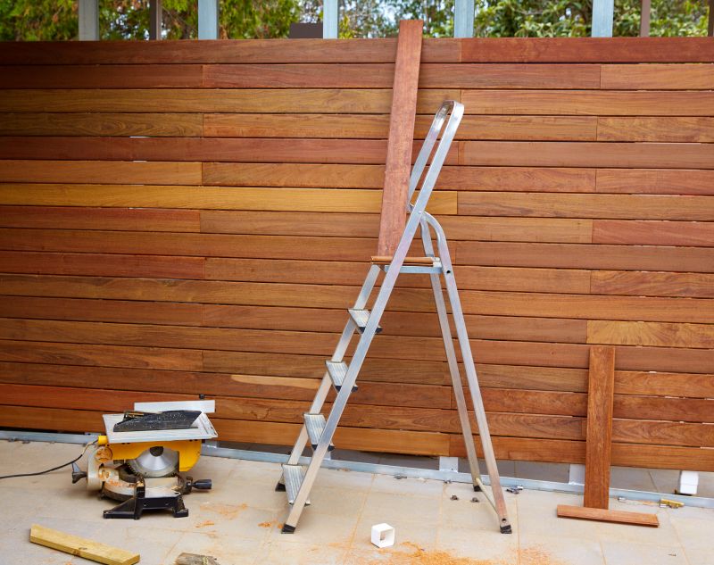 Wood Picket Fence Installation